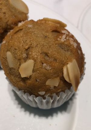 صورة لوصفة مفن دقيق للوز الصحي 😋