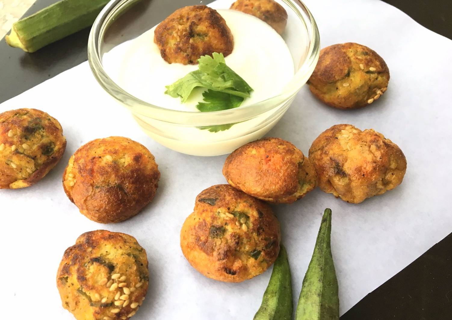 Cornmeal Okra Balls Recipe by Arti Mehta Cookpad