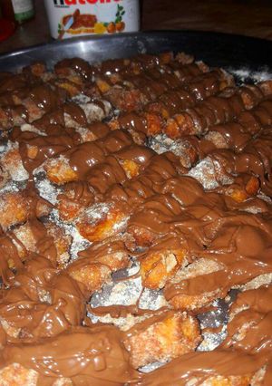 صورة لوصفة حلوى مقرمشة مع نوتيلا