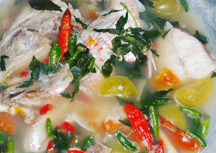 Resep Sop Ikan kakap kuah asam Lezat