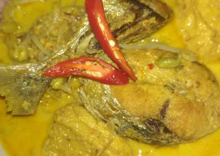 Resep Gulai kuning ikan sarden + tahutoge Lezat