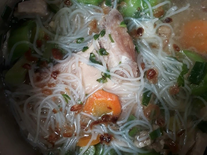 Cara Gampang Membuat Resep Sop oyong tulang sapi Anti Ribet, Enak Banget