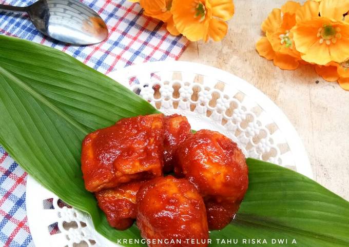 Anti Ribet, Memasak Krengsengan Telur Tahu Ekonomis