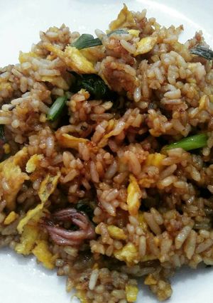 Foto resep Nasi goreng cumi mudah