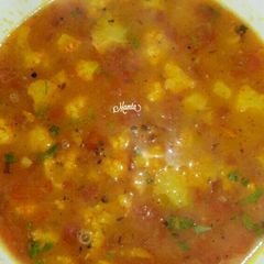 A picture of Cauliflower Tomato Dal.