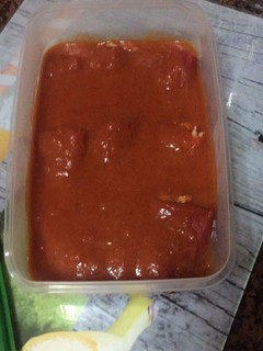 Una foto de Pimientos rellenos de carne con tomate