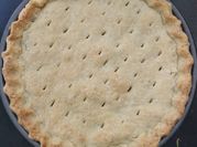 Gambar kulit pie pakai butter