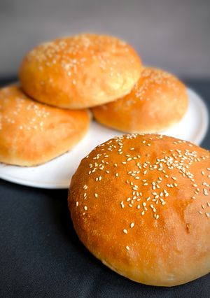 عکسی از دستور نان برگر ۳ (Burger buns)