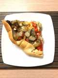 Torta salata con Caponata