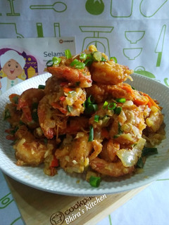 Foto resep Udang Goreng Telur Asin