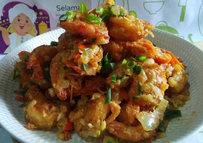 Udang Goreng Telur Asin