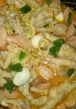 Foto resep Seblak ceker pedas gurih mantap