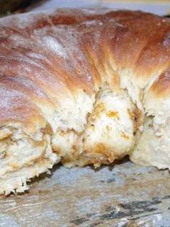 Lekváros diós kalács tej-és tojásmentesen recept fotója