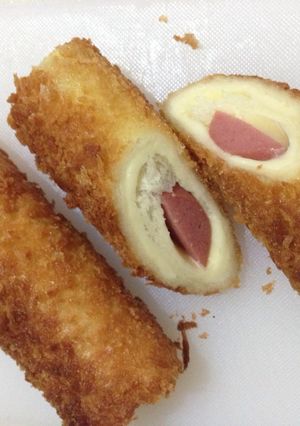 Foto resep Roti goreng isi sosis