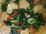 Oseng Sawi Bakso Pedas Sedappp!