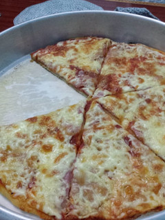 A picture of Homemade pizza.