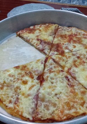 A picture of Homemade pizza.