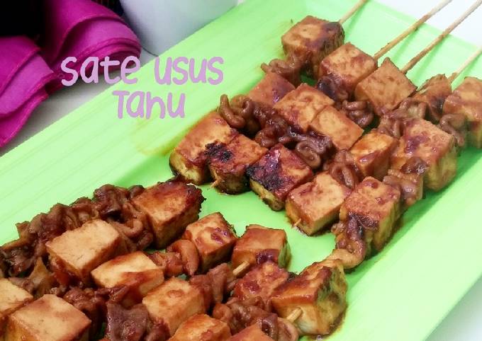 Anti Ribet, Buat Sate Usus Tahu Istimewa