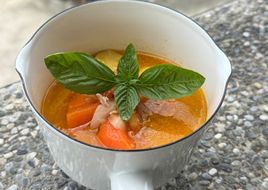 馬鈴薯燉肉末湯