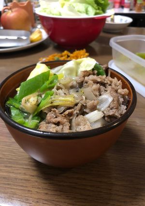 Hình của món Miến bò.
