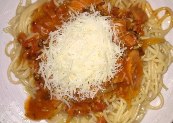 Resep: Sphagetti saus bolognese Bahan Sederhana