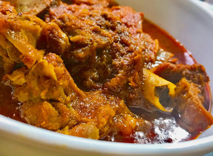 A picture of Mutton Curry.