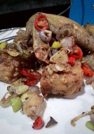 Foto resep Ayam cabe bawang #pr_recookmantenelise