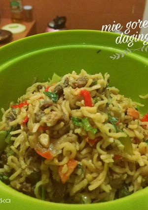 Foto resep Mie Goreng Daging