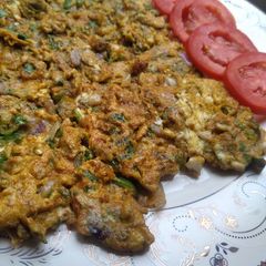 A picture of Onion omelet.