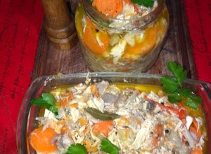 Una foto de Pollo en escabeche!!