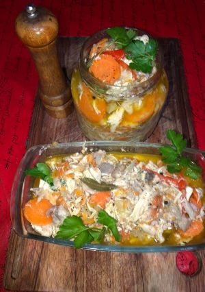 Una foto de Pollo en escabeche!!