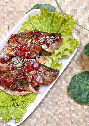 Foto resep Ikan Nila Goreng Acar Kecap