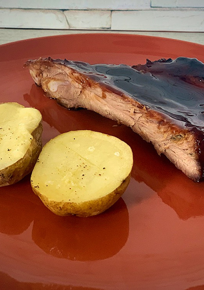 Una foto de Costillas de cerdo agridulces