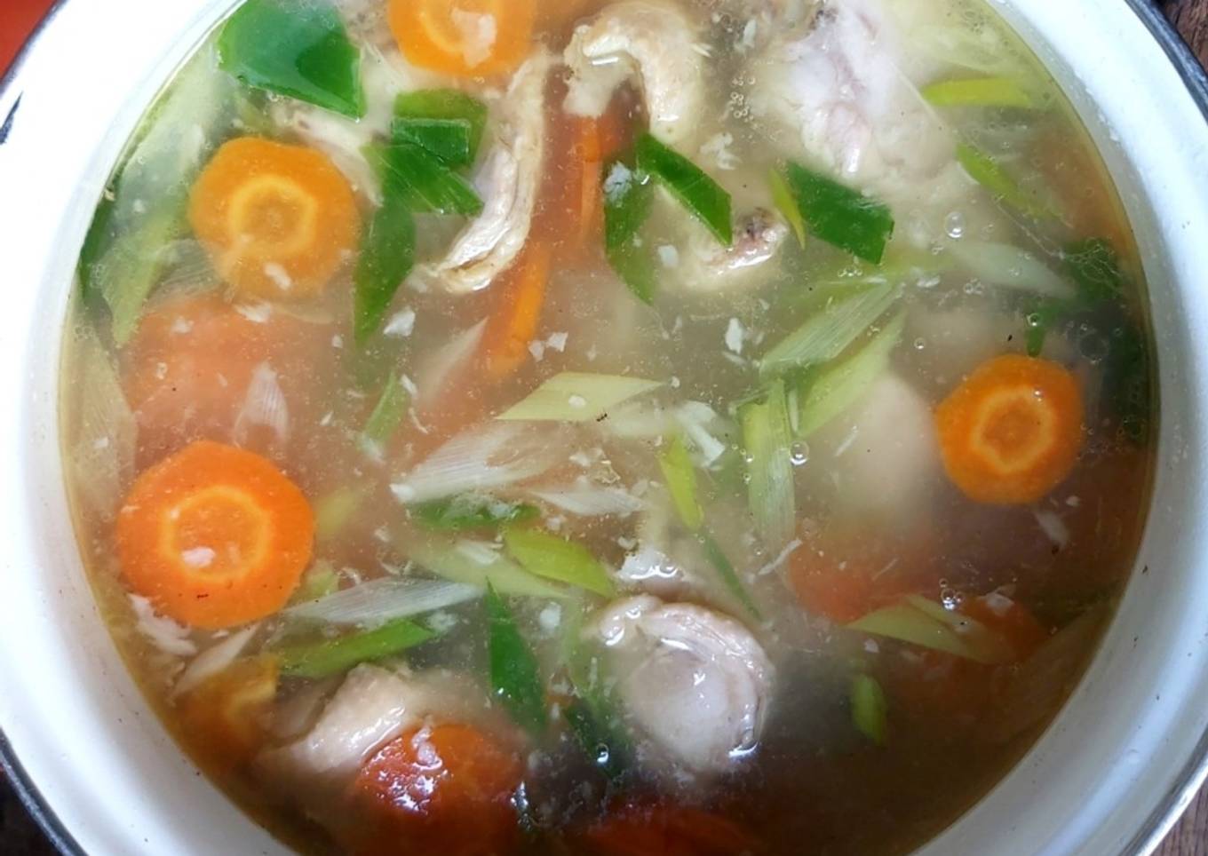 Sop ayam sederhana