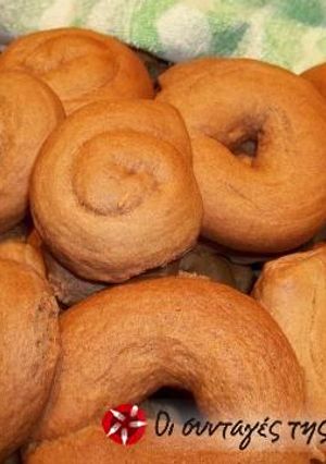 A picture of Soft moustokouloura (grape must cookies).