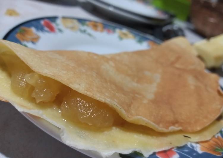 Crepes de manzana