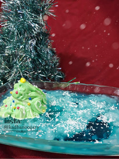 عکسی از دستور ژله درخت کریسمس 🎄