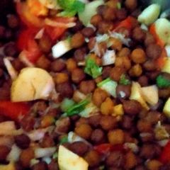 A picture of Chana chaat.
