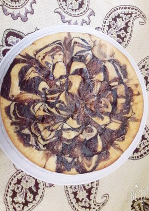 عکسی از دستور کیک زبرا