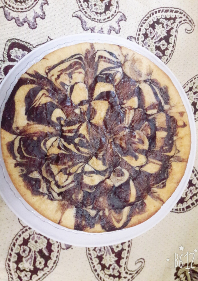 عکسی از دستور کیک زبرا