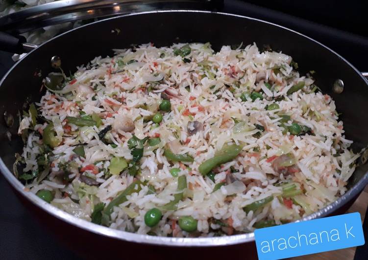 Mix veg fried rice
