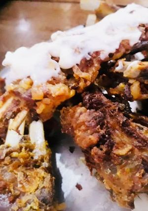 A picture of Mutton chaap fry.