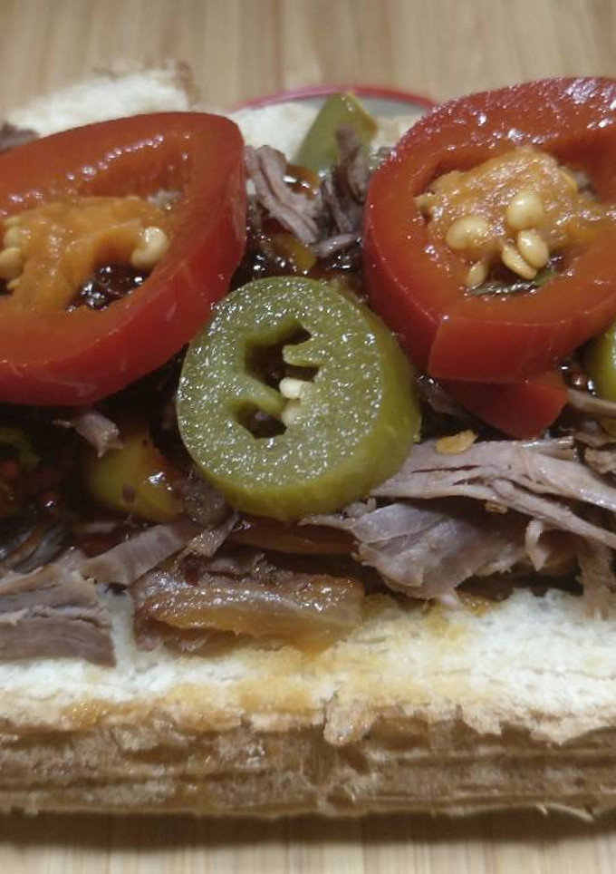 Una foto de Ternera mechada en salsa de especias de vida