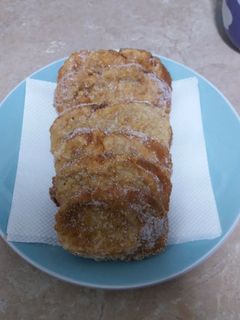 Una foto de Torrijas con canela
