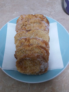Una foto de Torrijas con canela