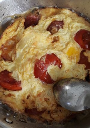 عکسی از دستور املت پفکی😋