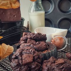 A picture of Double Chocolate Cookies.