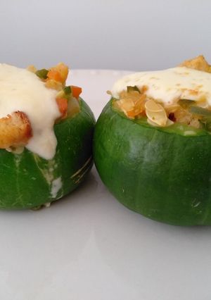 Una foto de Zapallitos rellenos