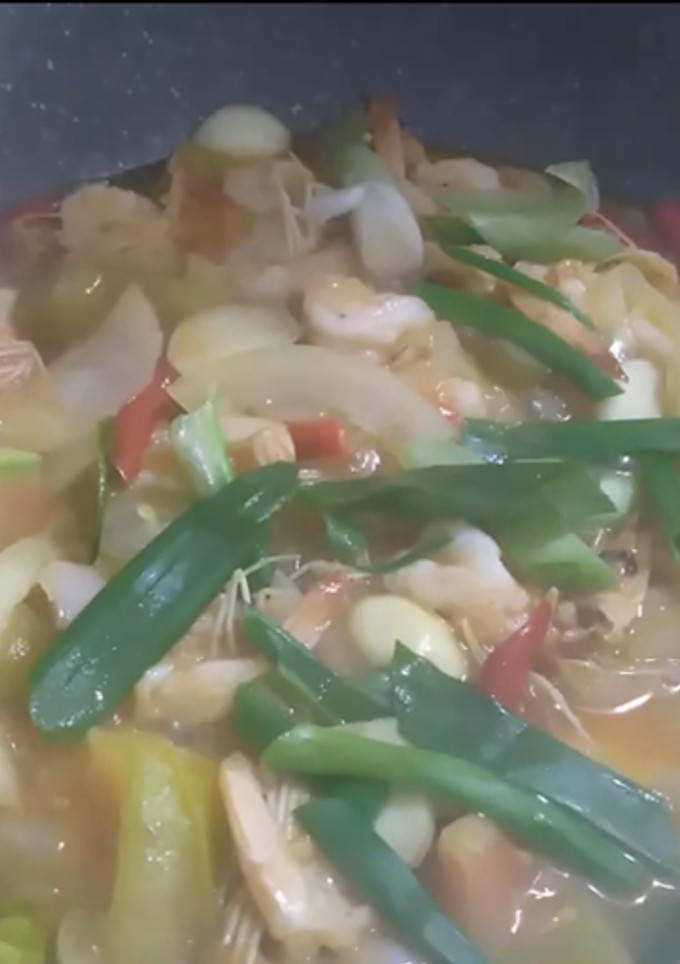 Foto resep Udang Asam Manis