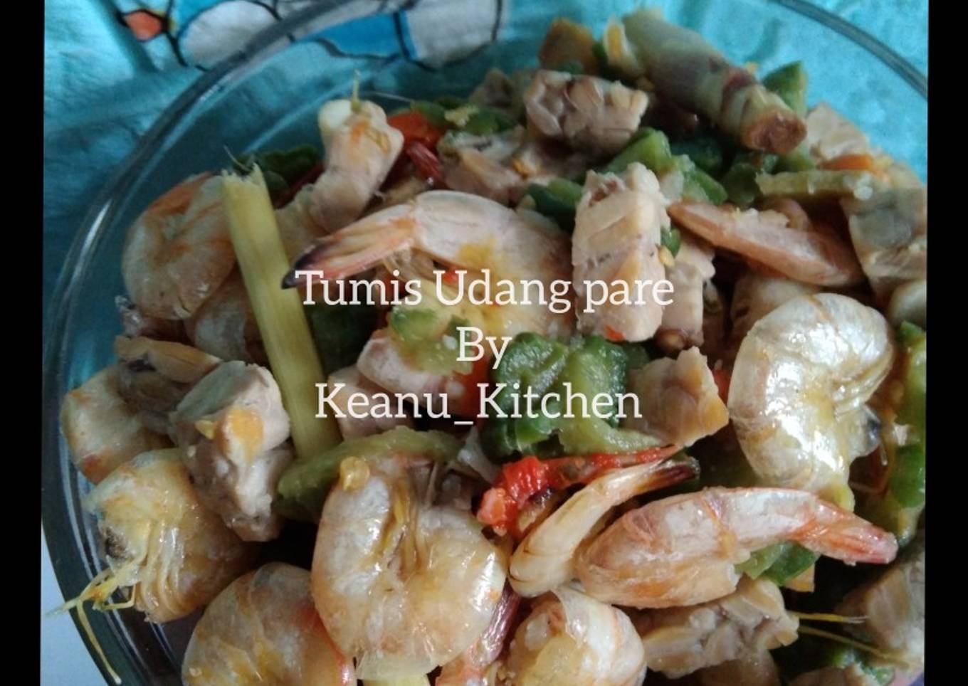 187. Tumis Udang Pare